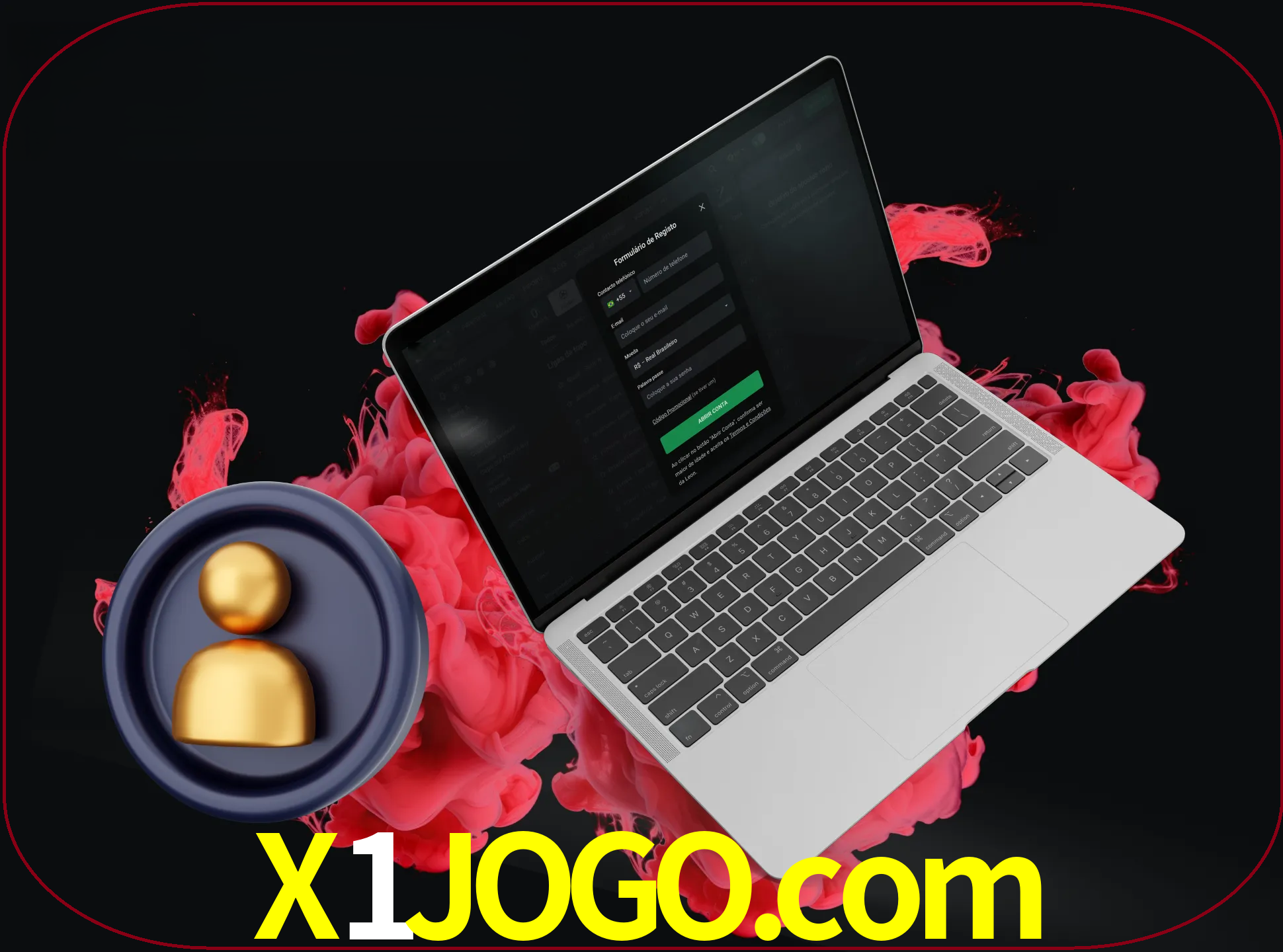 No cabeçalho do site x1jogo, clique no botão que o levará a um formulário especial onde terá de introduzir as suas informações actuais.