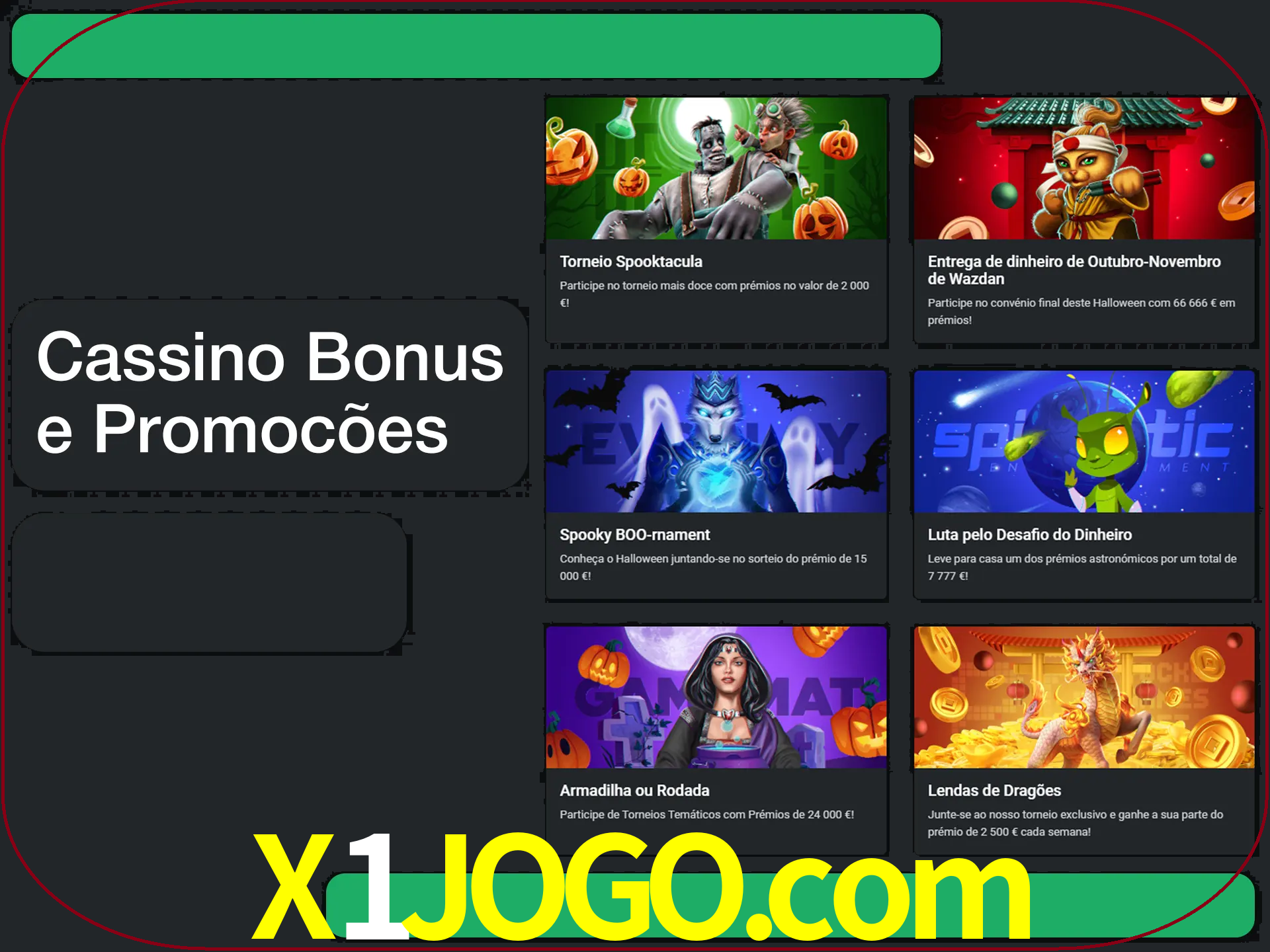 Verifique se há novos bônus de cassino para reivindicar.
