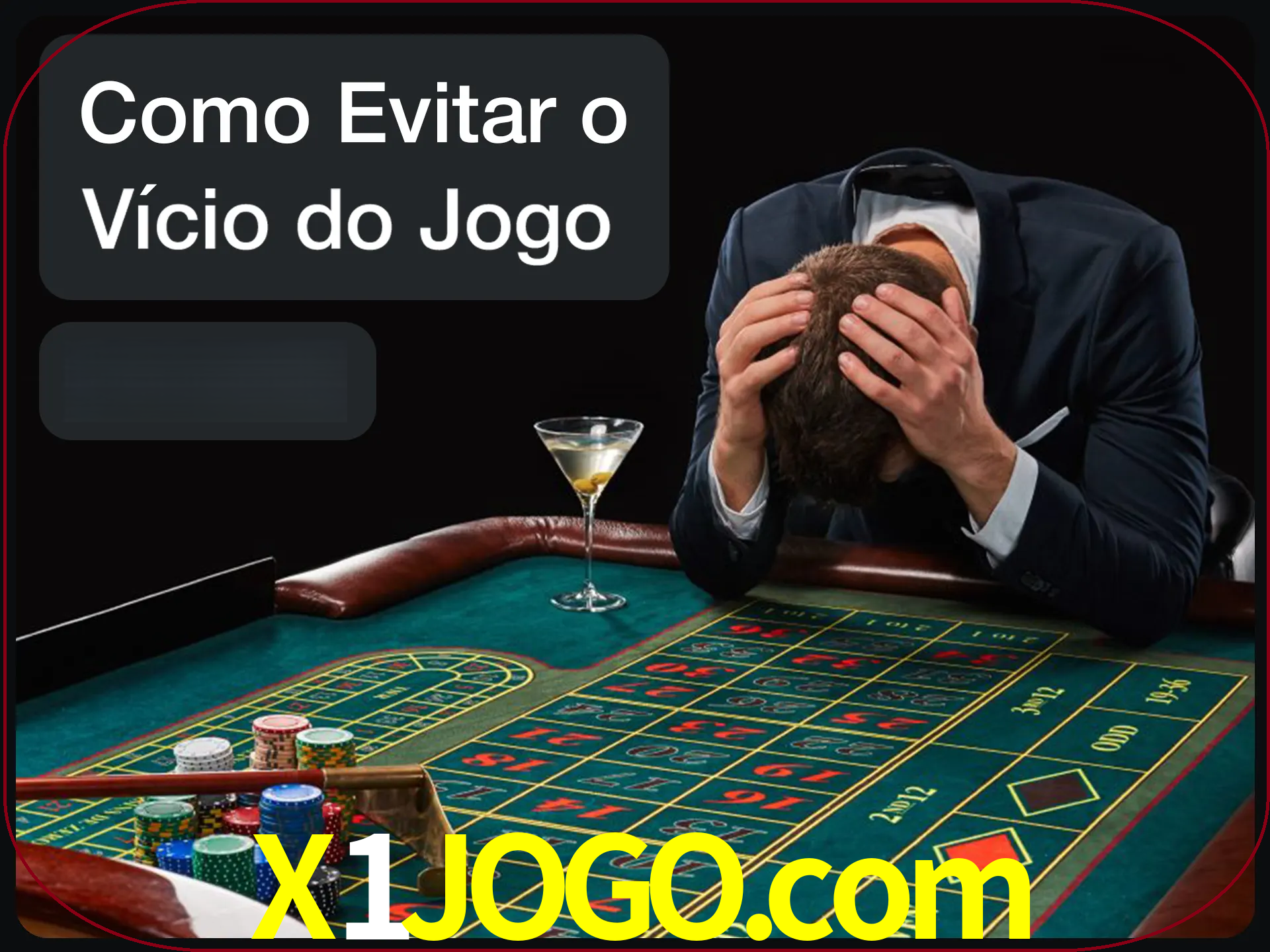 Você é responsável por cada uma de suas apostas.
